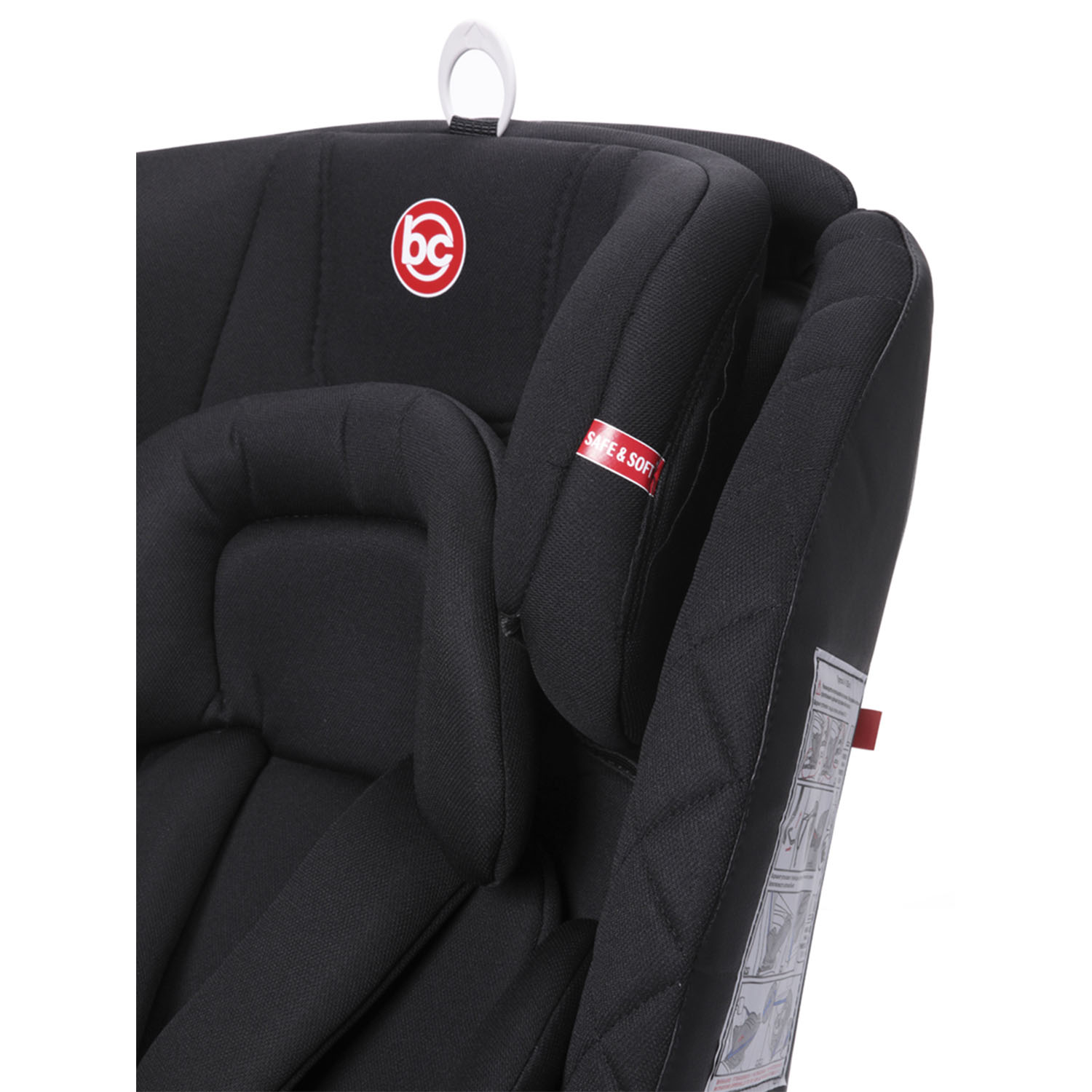 Автокресло BabyCare Shelter Isofix 0+/1/2/3 (0-36 кг) черный - фото 8