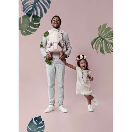 Рюкзак-кенгуру BabyBjorn One Mesh розовый