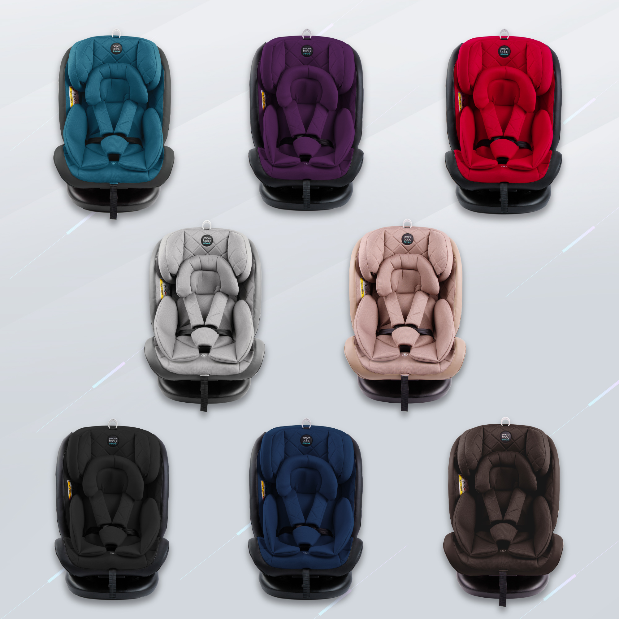 Автокресло Amarobaby Brilliant Isofix 0+/1/2/3 (0-36 кг) - фото 23