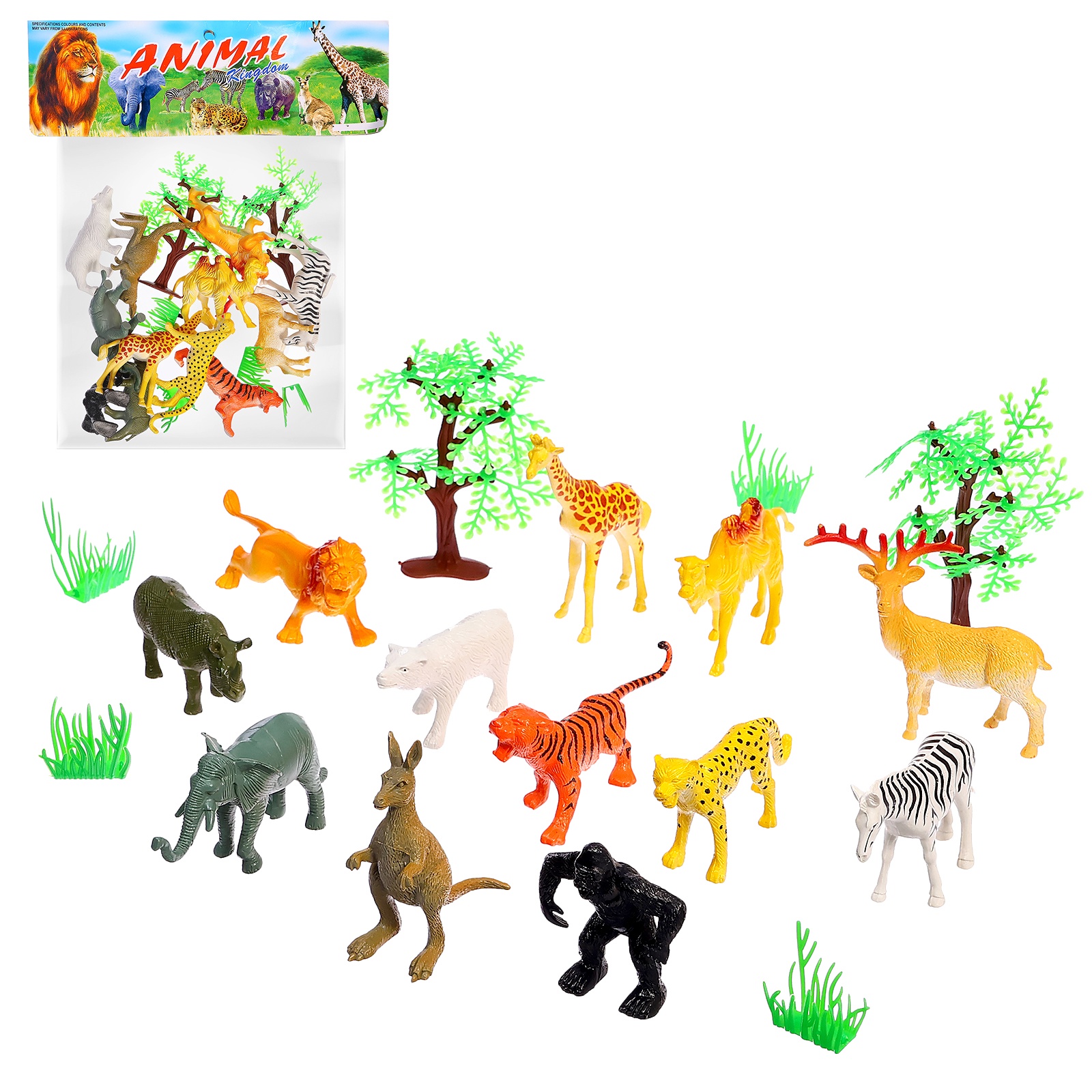 Игровой набор WOOW TOYS «Дикая природа», 12 фигурок - фото 1
