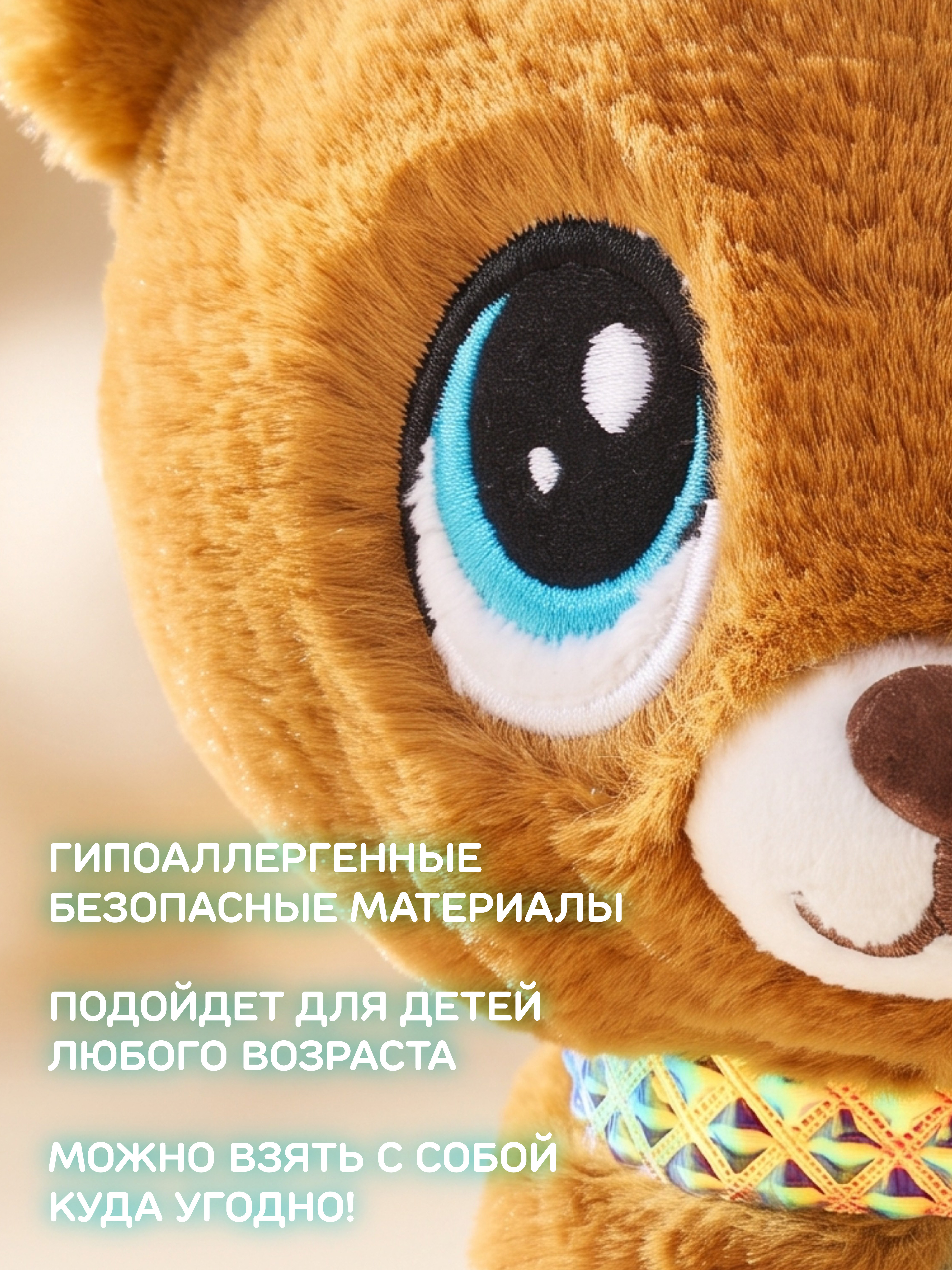Мягкая игрушка Fluffy Family Лапочка - фото 2