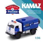 Полицейская машина . КАМАЗ Камаз/Kamaz 1:34 синий в ассортименте