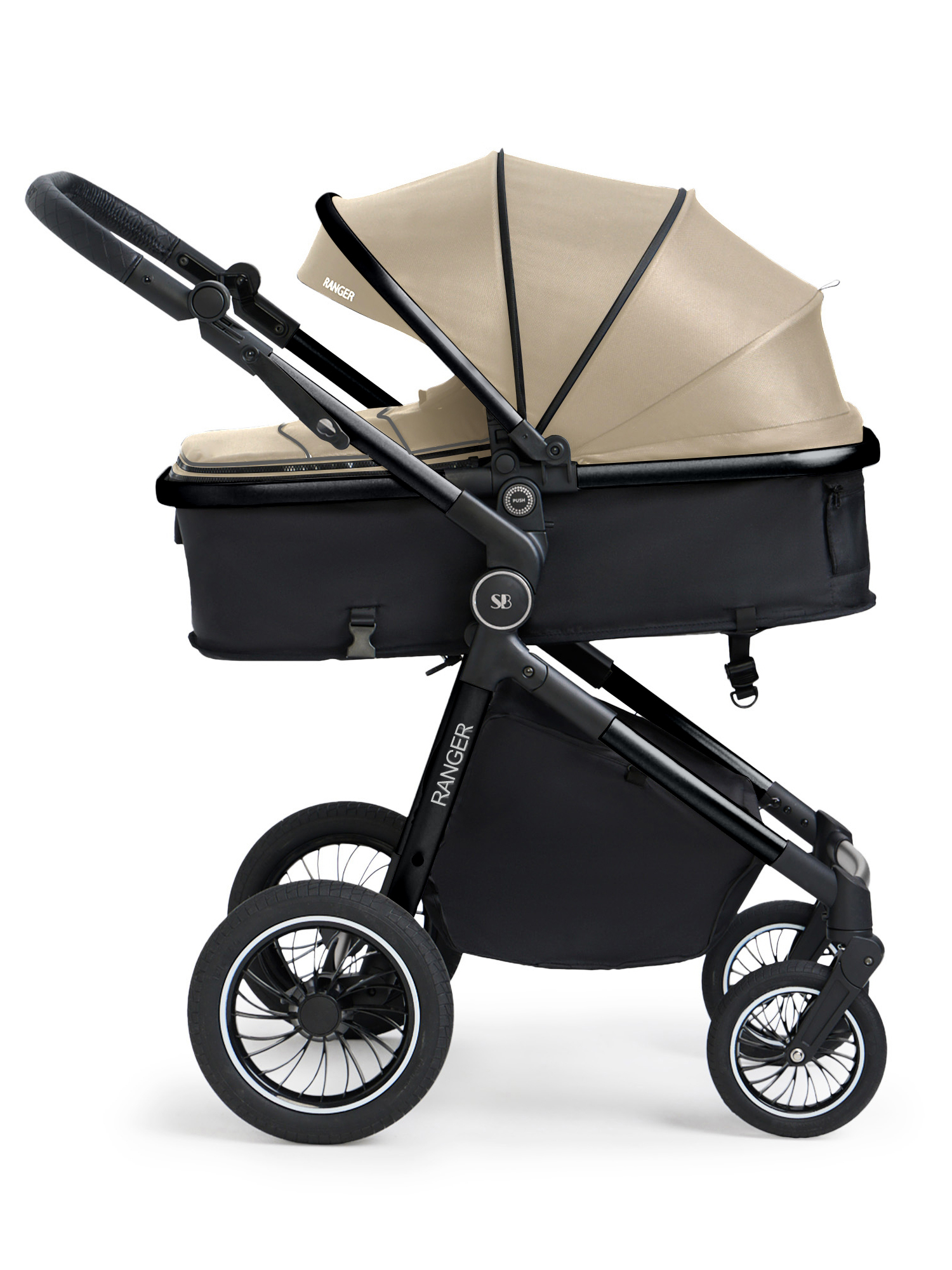 Коляска трансформер Sweet Baby Ranger Beige Glossy бежевый - фото 13