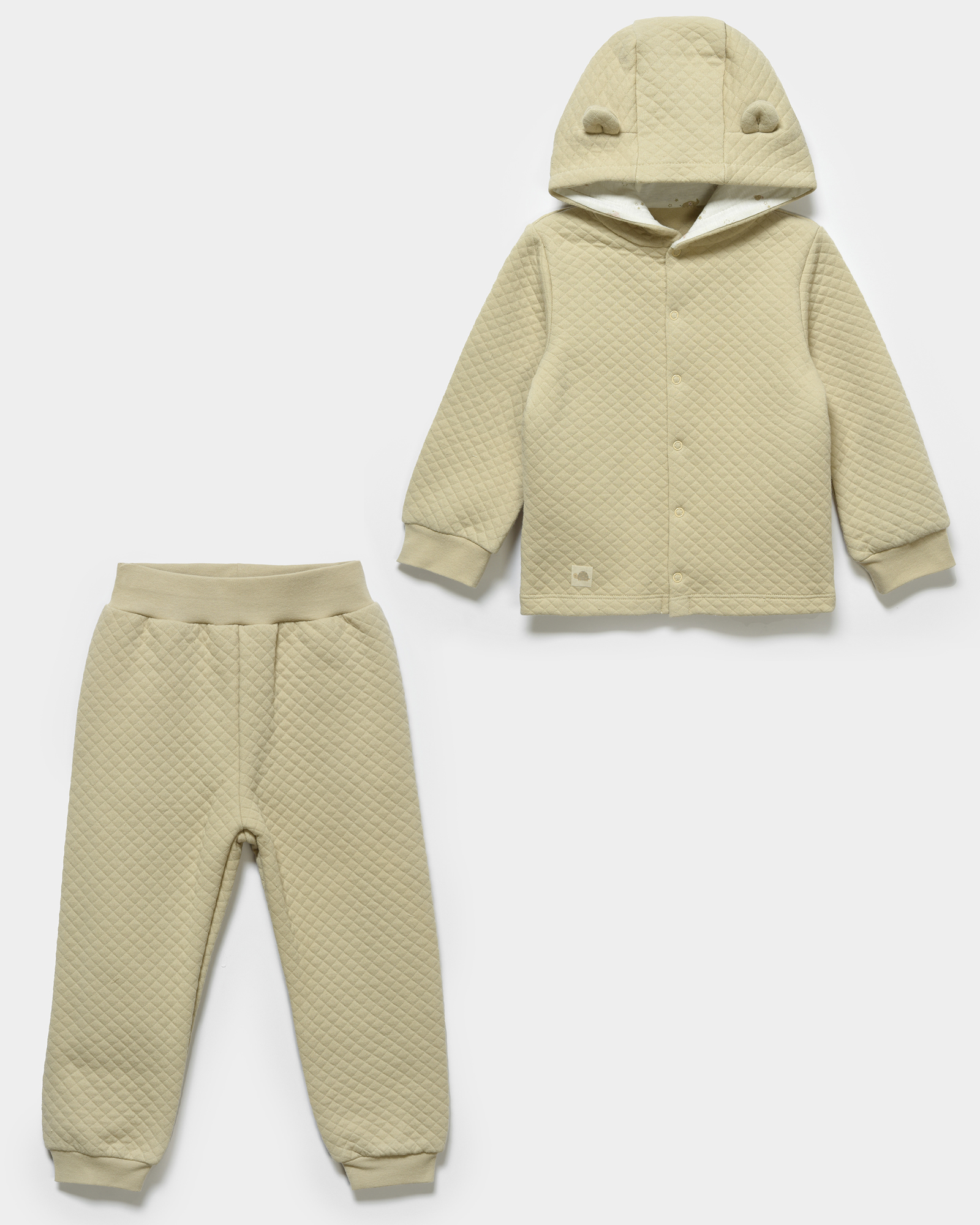 Изображение товара Костюм Моя Горошинка 80 Толстовка с ушками и брюки из капитония