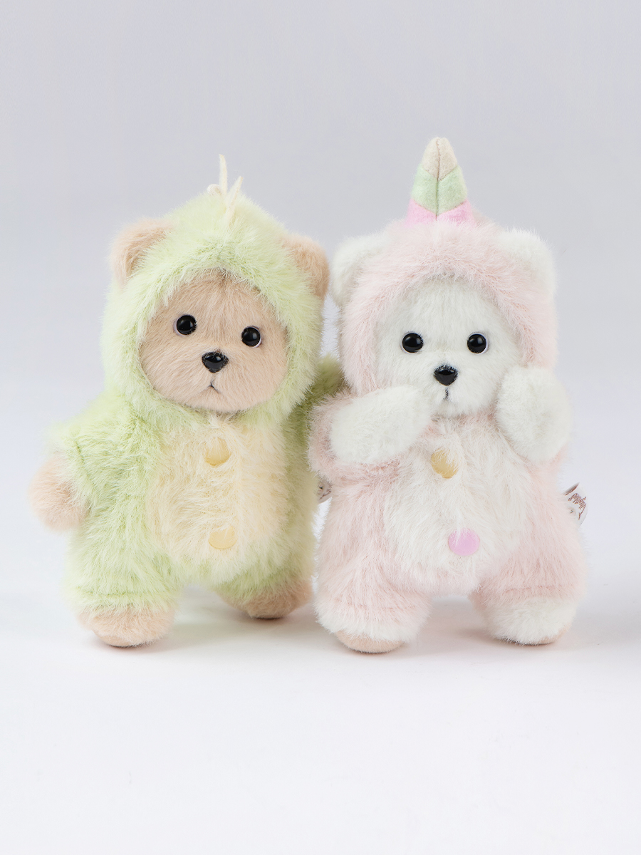 Мягкая игрушка TeddyTales Медведь в костюмчике брелок - фото 6
