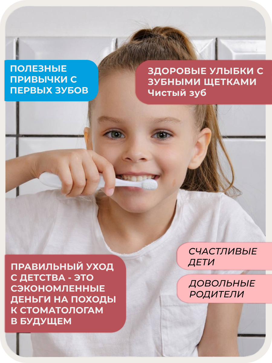 Зубная щетка классическая Чистый Зуб от 0 лет 1 шт. - фото 2
