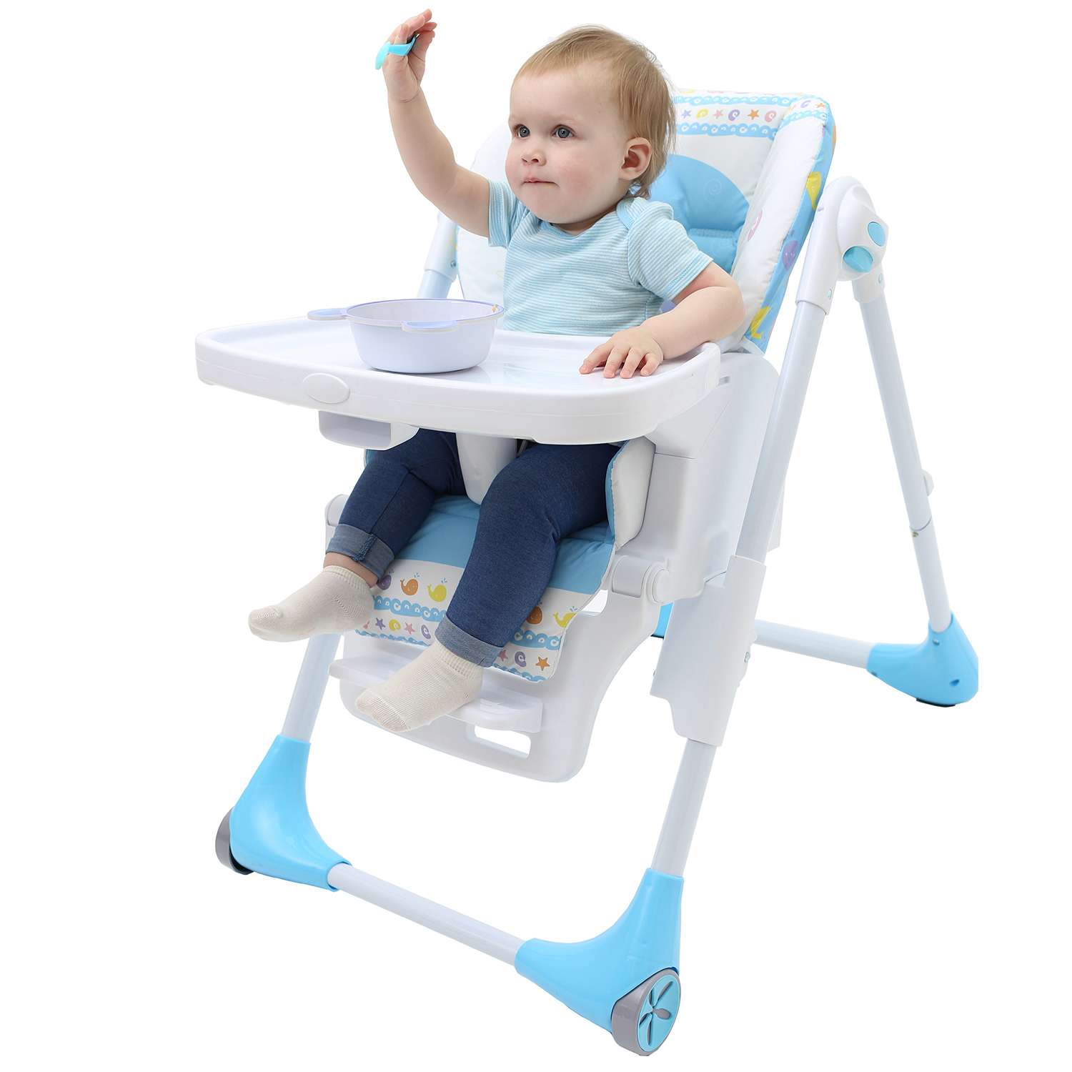 Стульчик для кормления Polini kids классический - фото 10