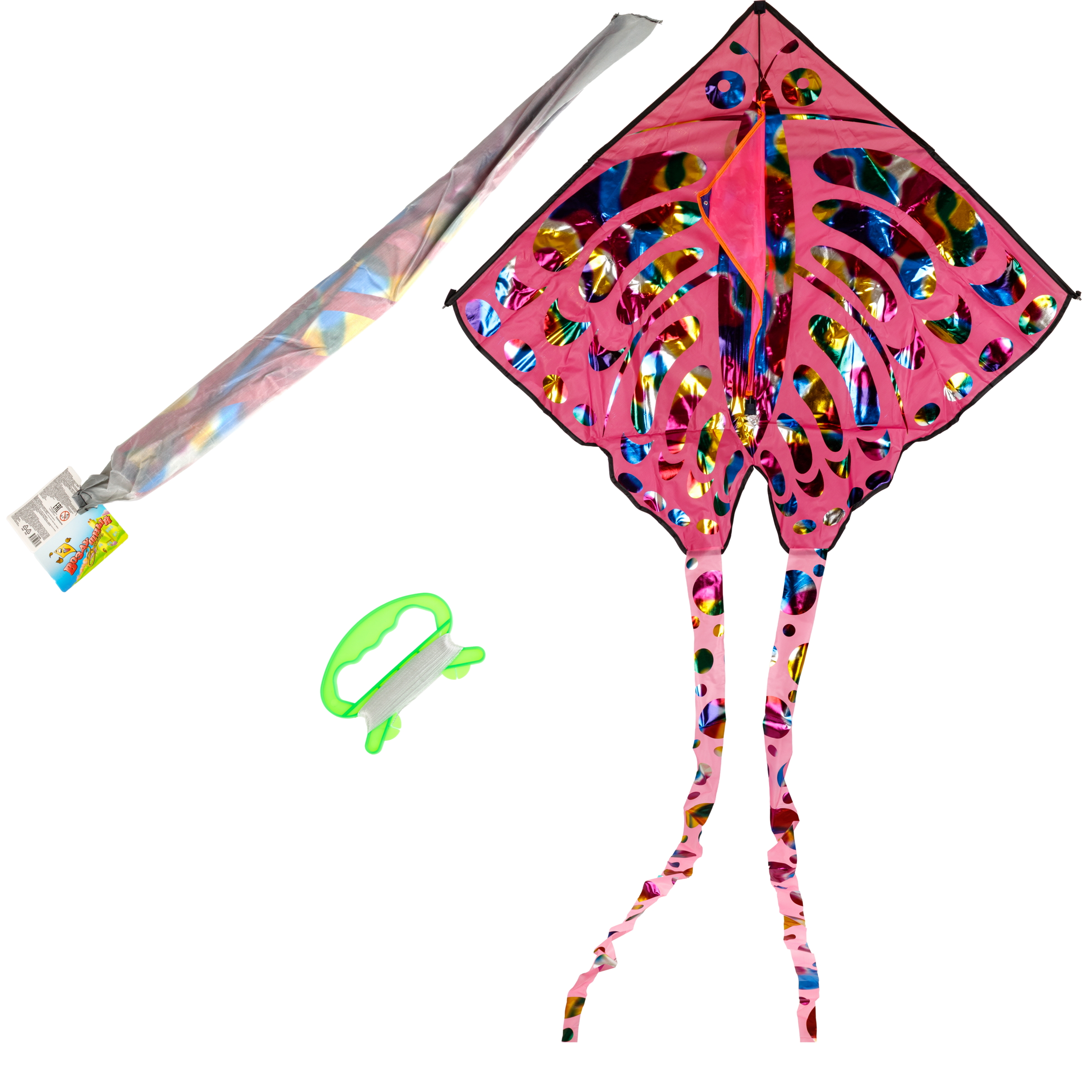 Воздушный змей 1TOY маленький бабочка - фото 1