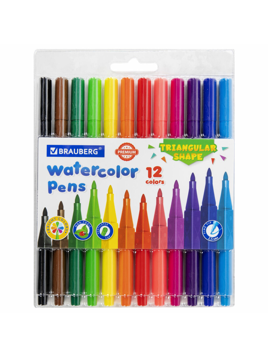 Фломастеры Brauberg 12 цв. - фото 6