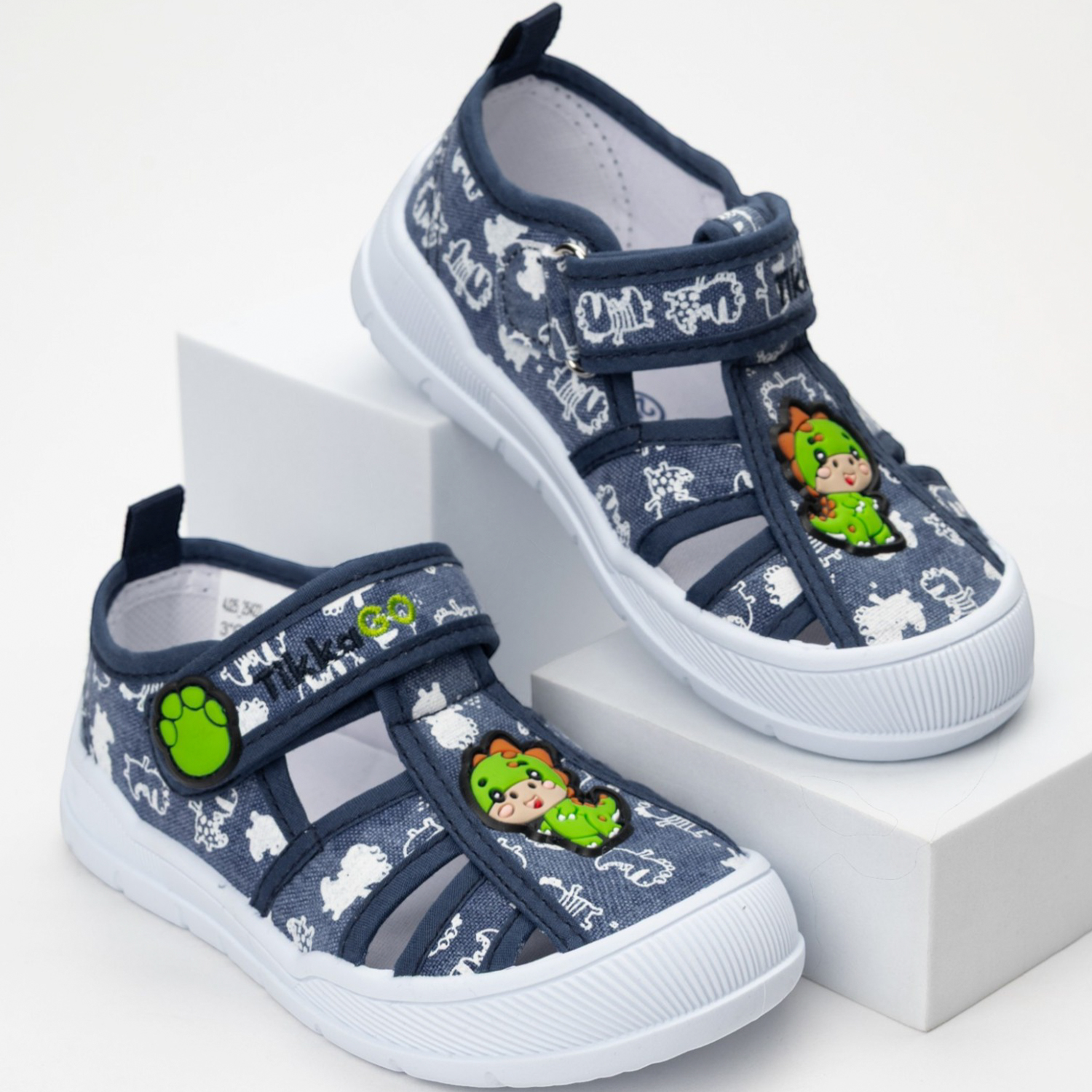 Сандалии TikkaGo 4J25_25422_navy_jeans - фото 1