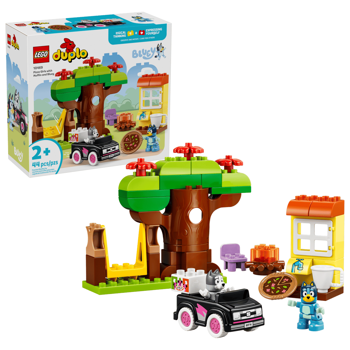 Конструктор LEGO DUPLO Пицца-девочки 44 дет. - фото 1