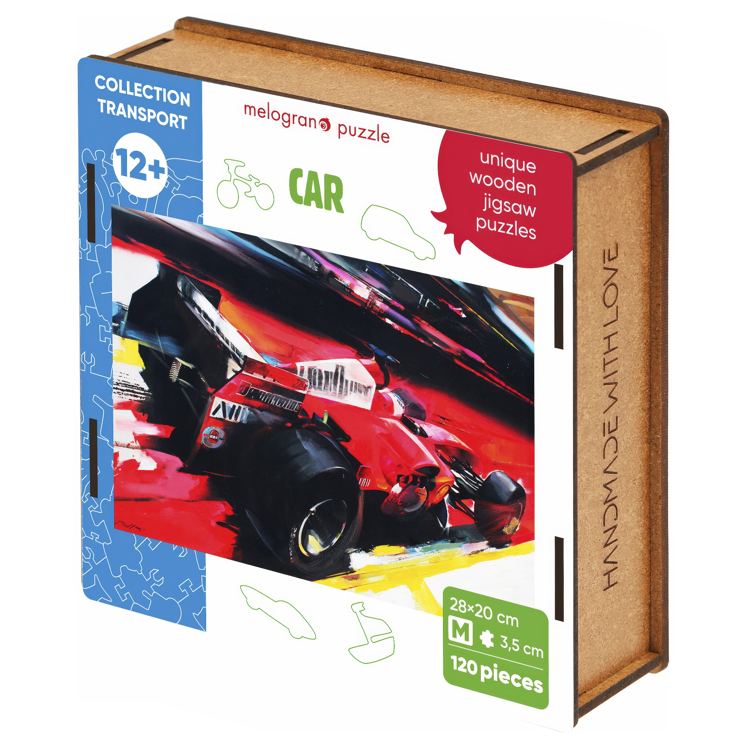 Пазл 1TOY Автомобиль гоночный деревянный - фото 10