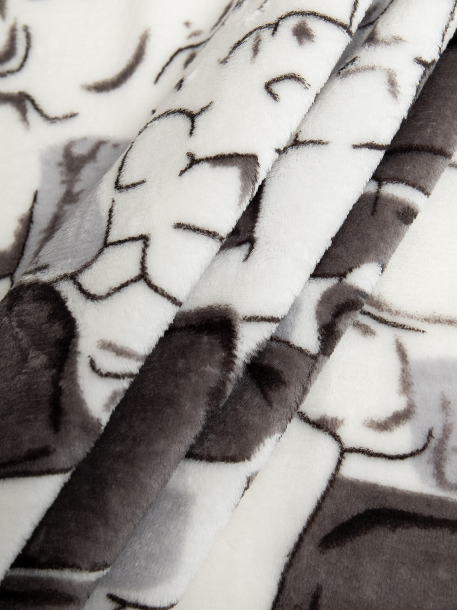 Плед TexRepublic Камешки 140 x 200 см велсофт - фото 8