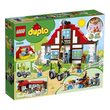 Конструктор LEGO DUPLO День на ферме блочный