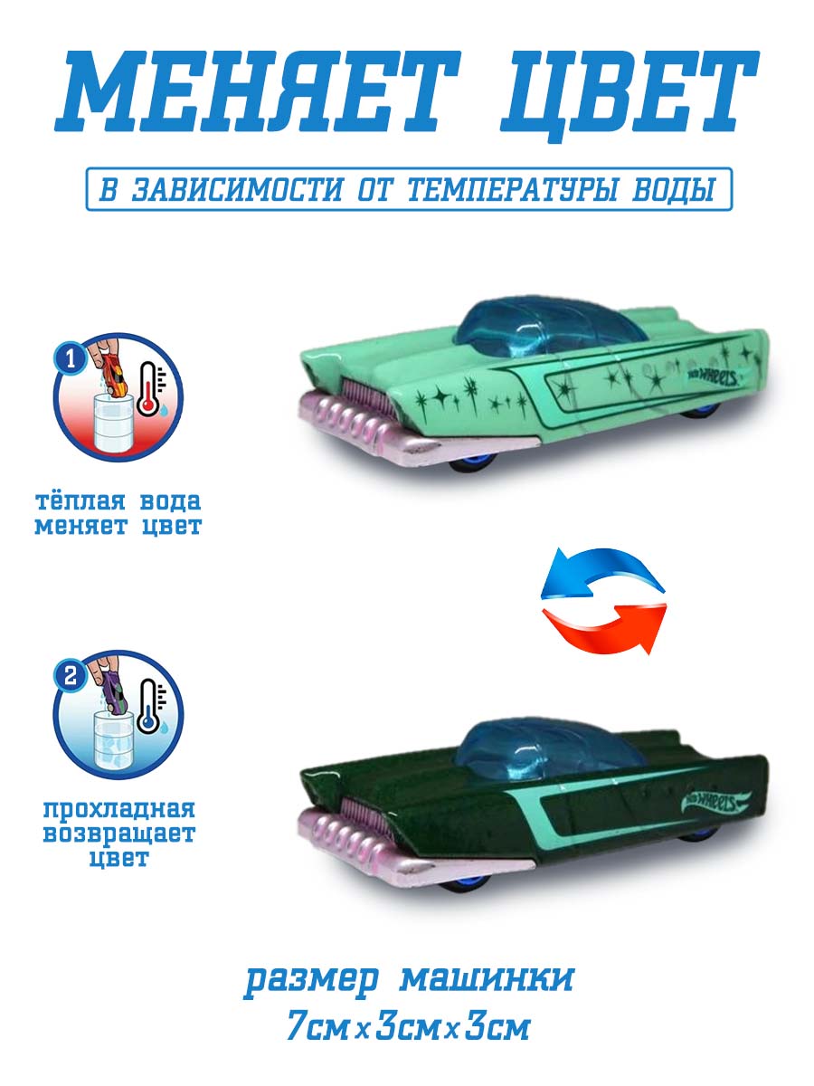 Автомобиль Hot Wheels меняющий цвет Dream Mobile BHR15(HXH09) - фото 3