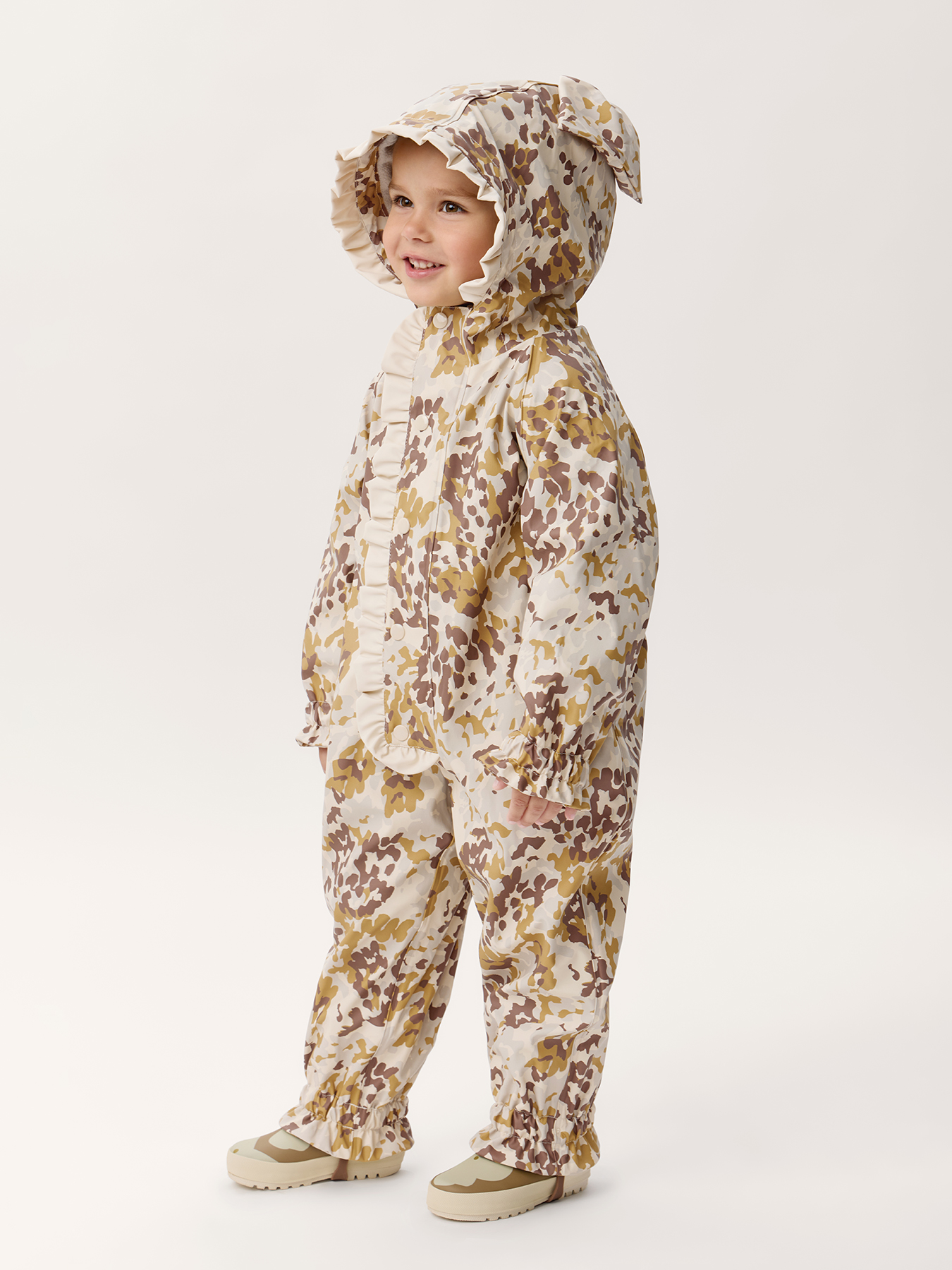 Комбинезон-дождевик Happy Baby 88580-1_beige(camouflage) - фото 3