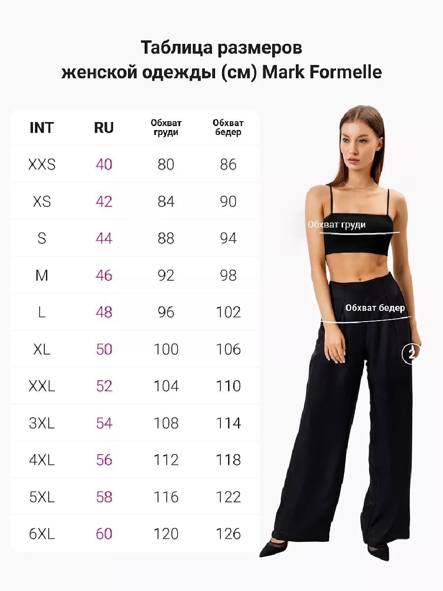 Брюки Mark Formelle (Марк Формэль) 182418-1/темное небо - фото 4