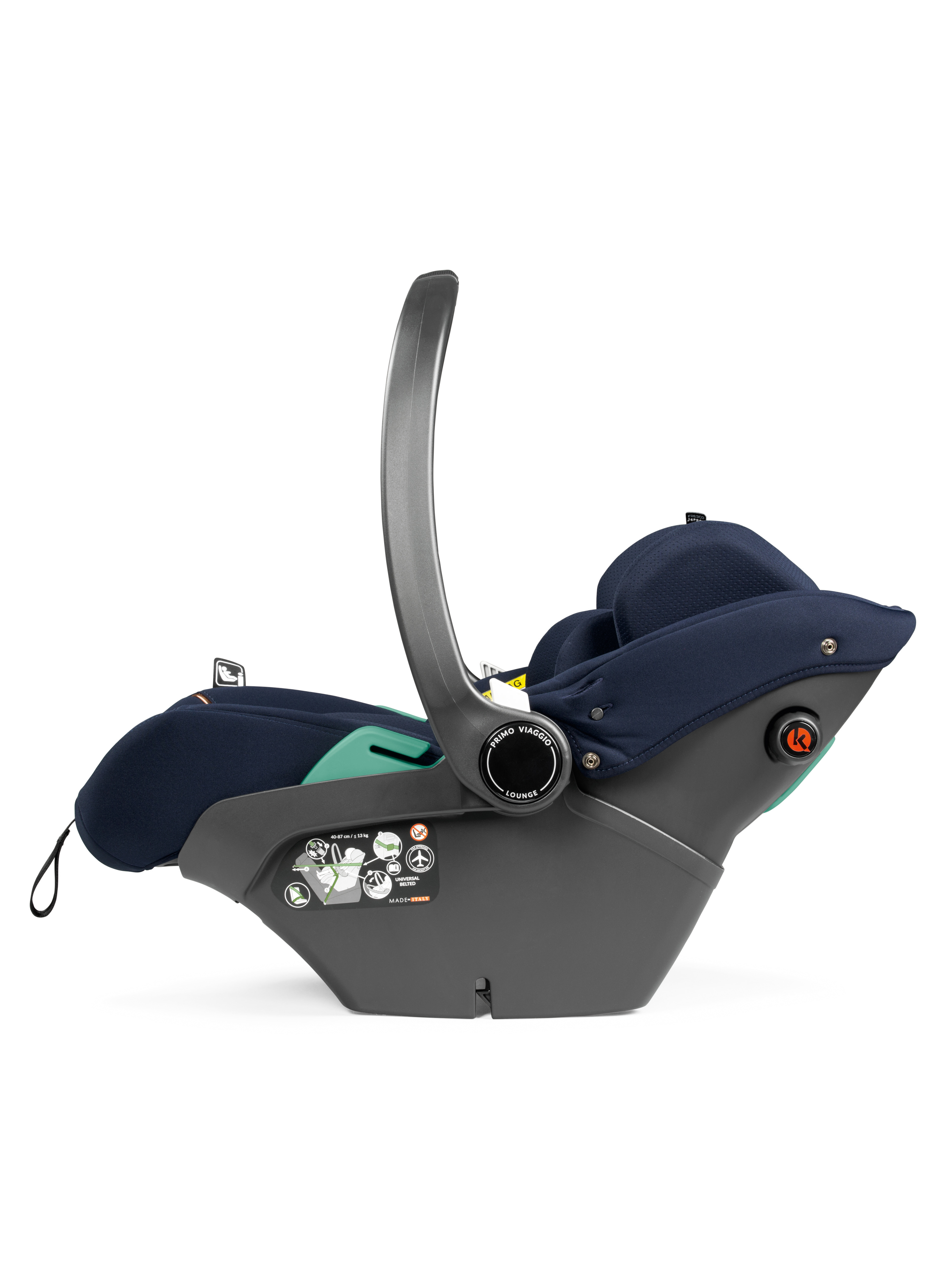Автокресло Peg-Perego Lounge 0 (0 -13 кг) синий - фото 7
