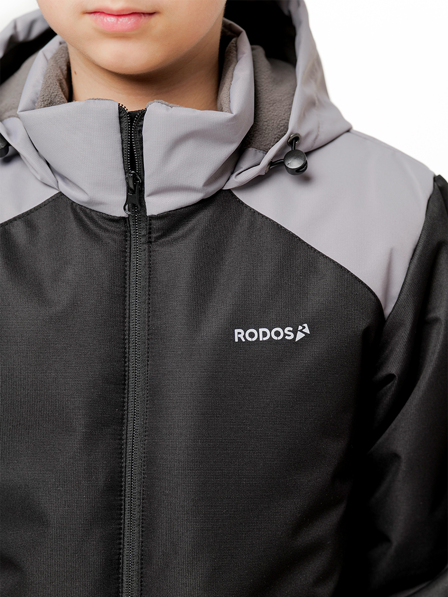 Куртка RODOS М-245/черный_серый - фото 6