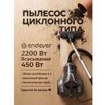 Пылесос ENDEVER SkyClean VC-660 2200 Вт 4 л серый мокко