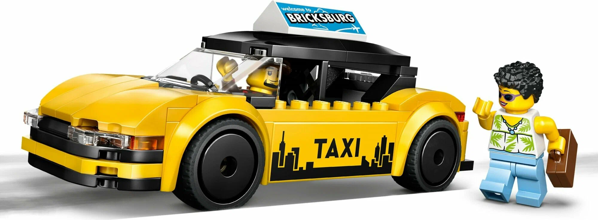Конструктор LEGO City Желтое такси 60487 122 дет. - фото 5