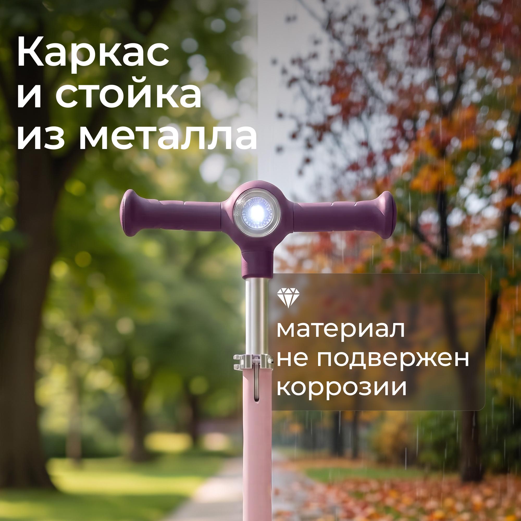 Самокат UNIX Kids трехколесный - фото 10