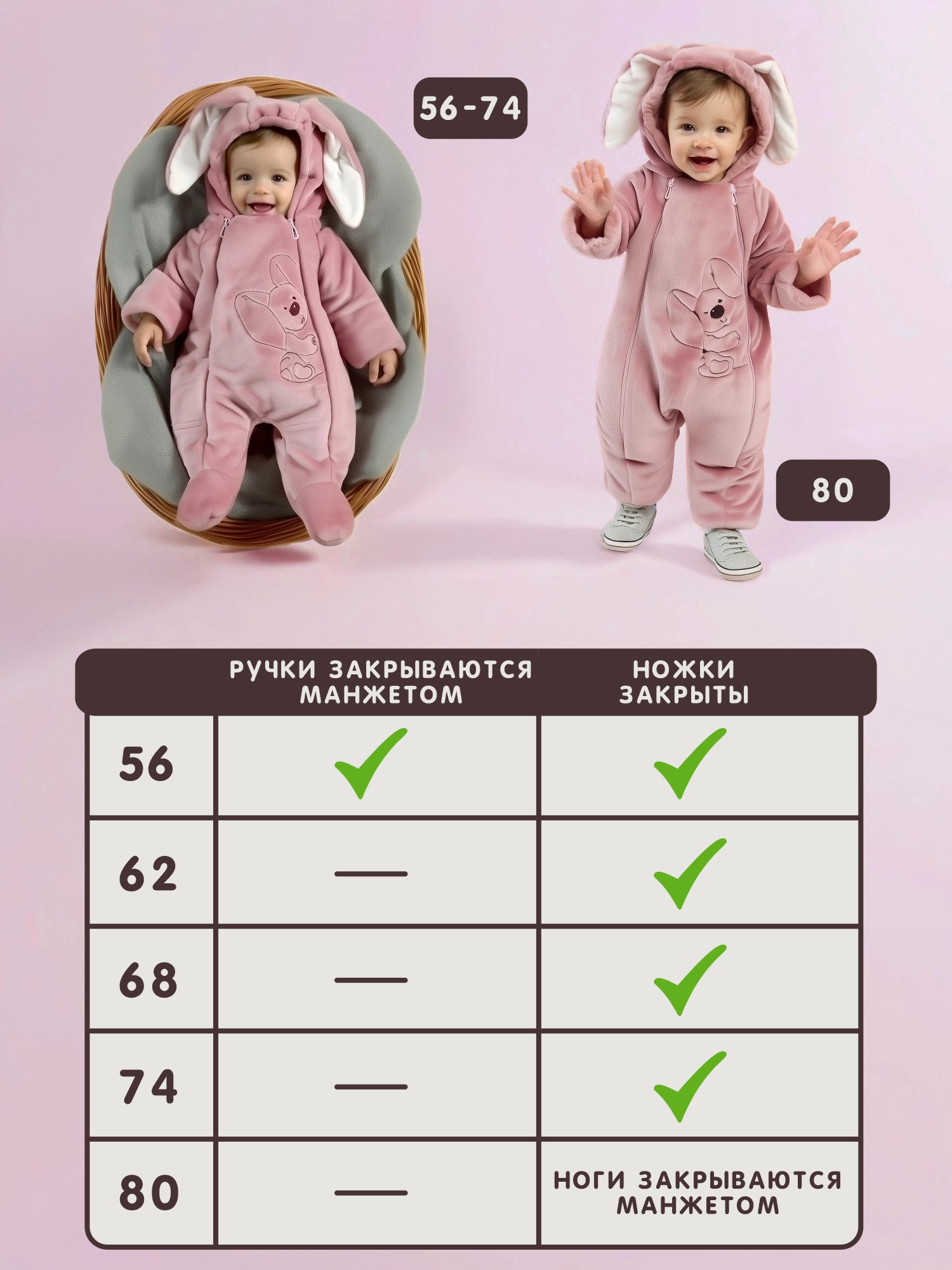 Комбинезон утепленный СОННЫЙ ГНОМИК 2408/2 - фото 11