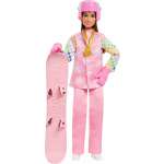 Кукла модельная Barbie Профессии Сноубордистка высота 30 см
