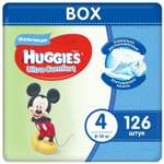 Подгузники Huggies Ultra Comfort для мальчиков 4 (8-14 кг) 126 шт.