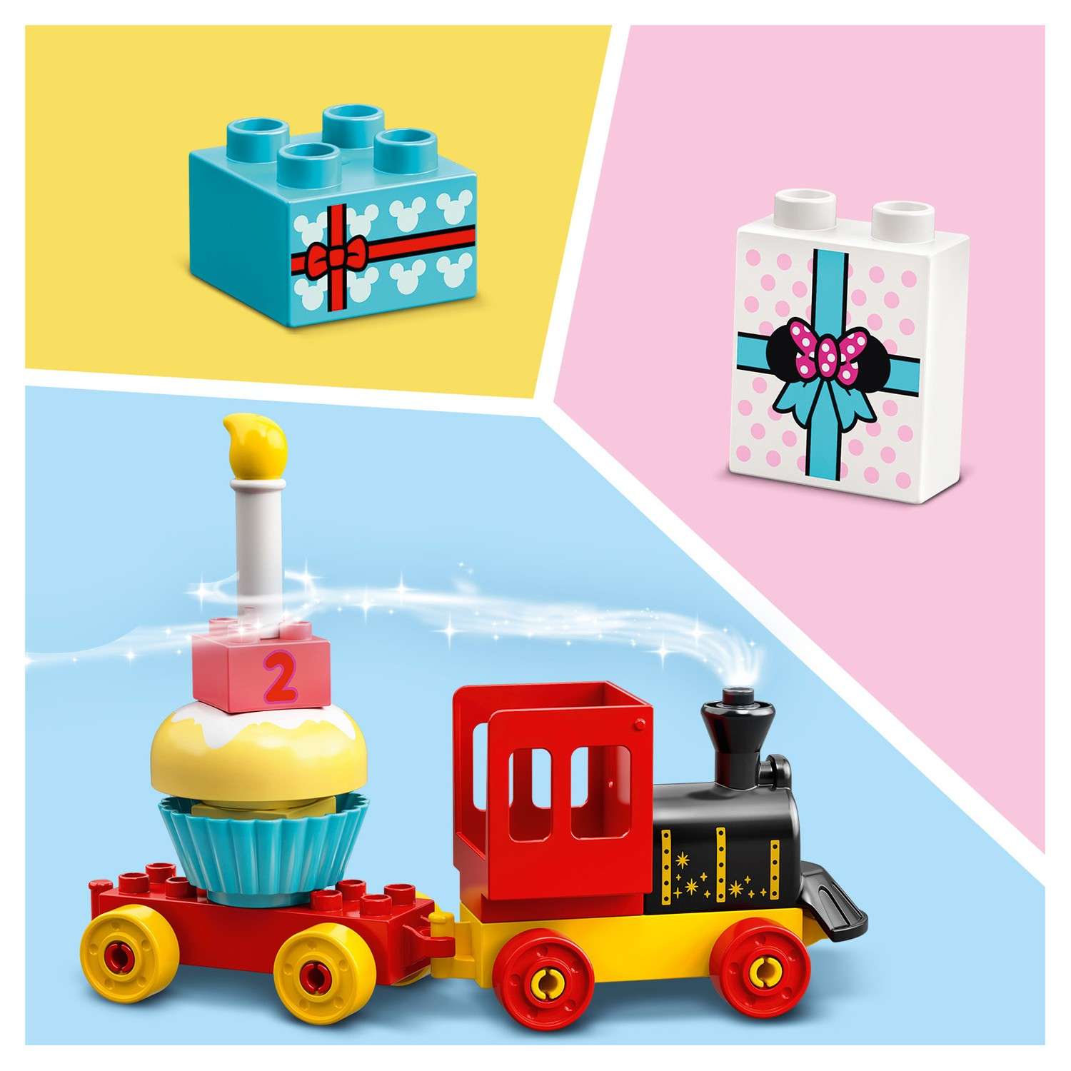 Конструктор LEGO DUPLO Поезд Микки и Минни блочный - фото 11