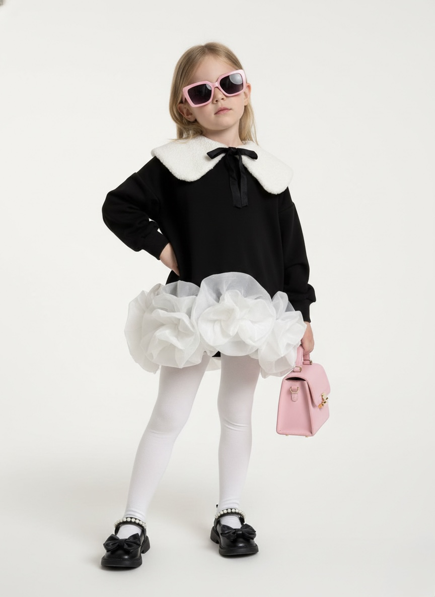 Платье Minilik ПлатьеНарядЧерное - фото 1