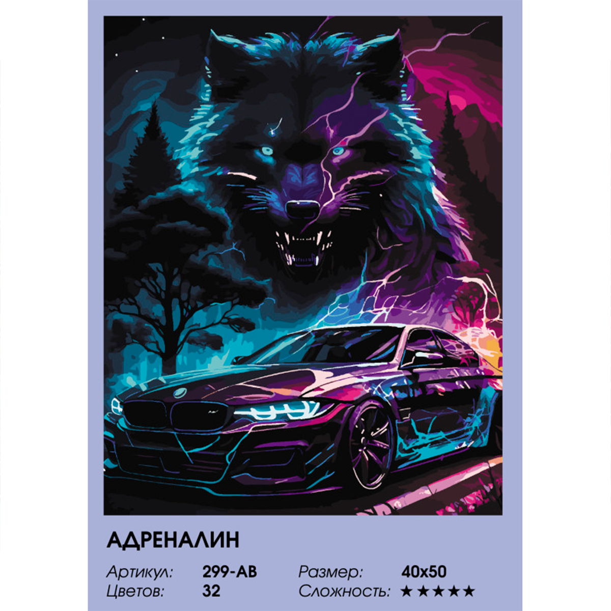 Картина по номерам Белоснежка Адреналин - фото 8