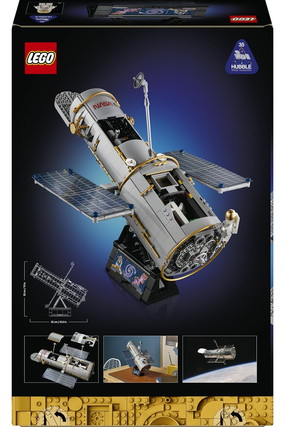 Конструктор LEGO Icons Космический телескоп Хаббл 1252 дет. - фото 9