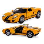 Автомобиль KINSMART Ford GT 2006 желтая 1:36