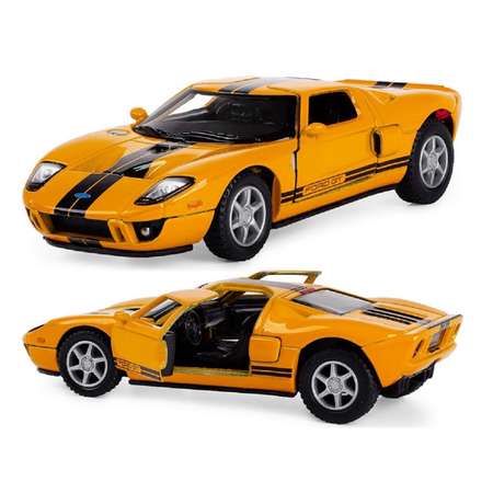 Автомобиль KINSMART Ford GT 2006 желтая 1:36