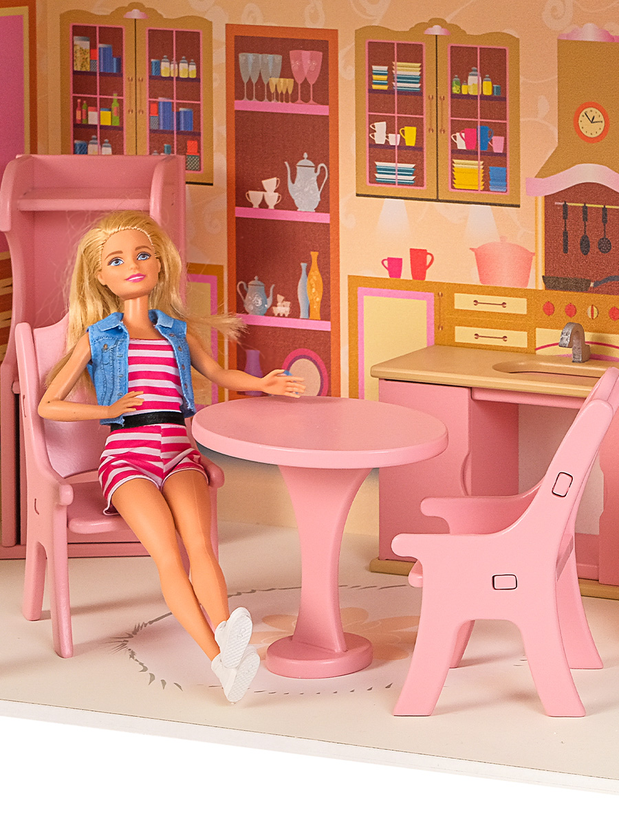 Домик для кукол PAREMO 120 см с мебелью PD315-03 - фото 13