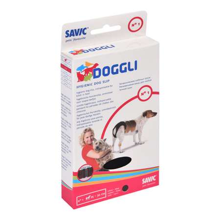 Трусы для собак Savic Doggli гигиенические 25-30см Черные