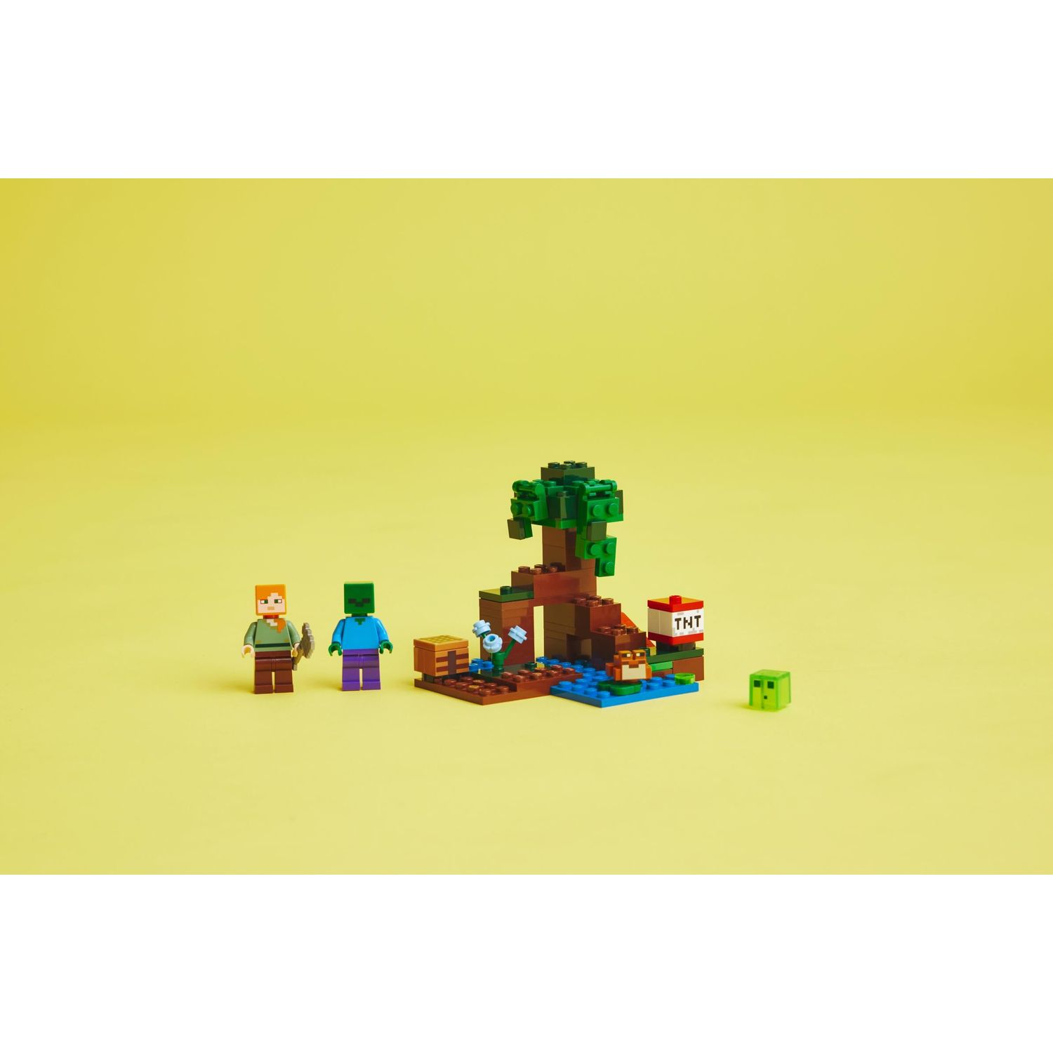 Конструктор LEGO Minecraft Болотное приключение блочный - фото 8