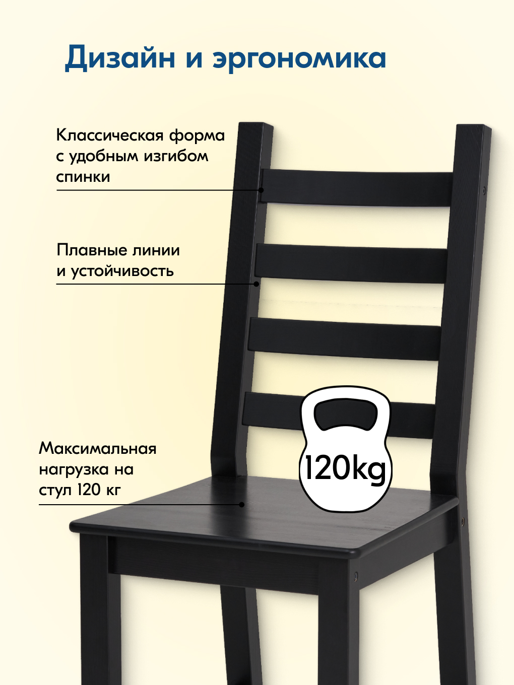 Стул IKEA ЮВСЕН - фото 4