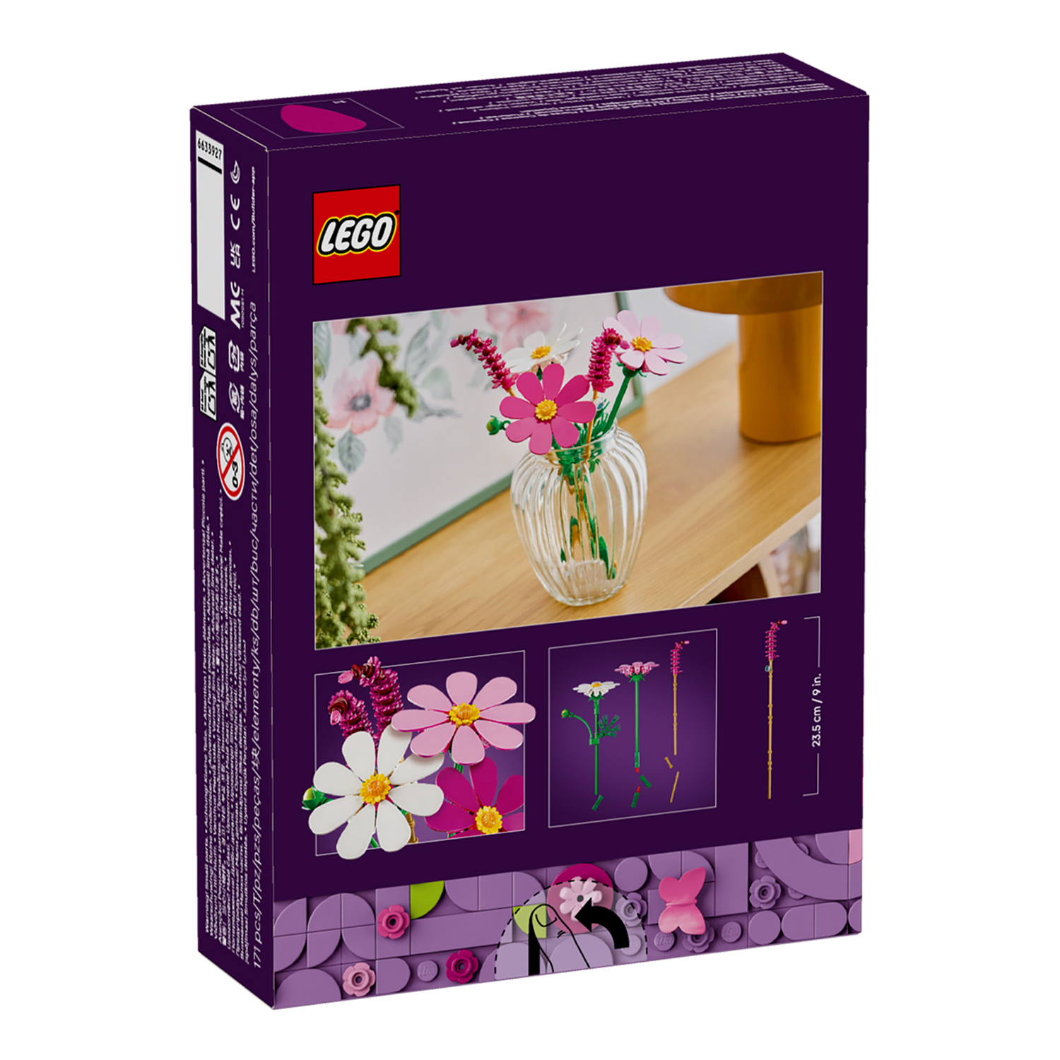 Конструктор LEGO Botanicals Цветы Космеи 171 дет. - фото 3