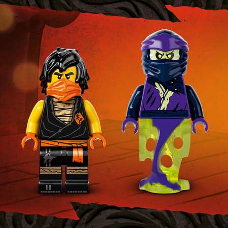 Конструктор LEGO NINJAGO Коул против Призрачного воина блочный