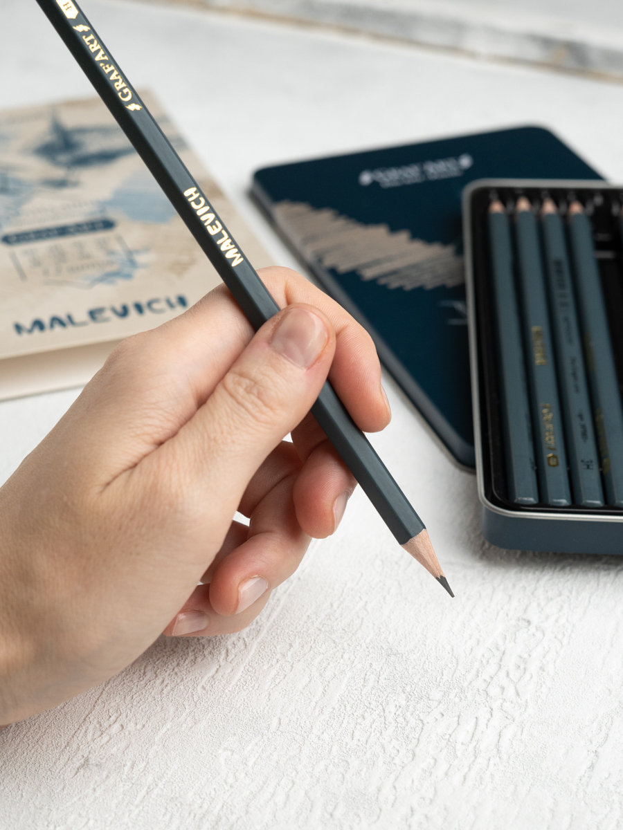Карандаши чернографитные Малевичъ 12 шт. - фото 20