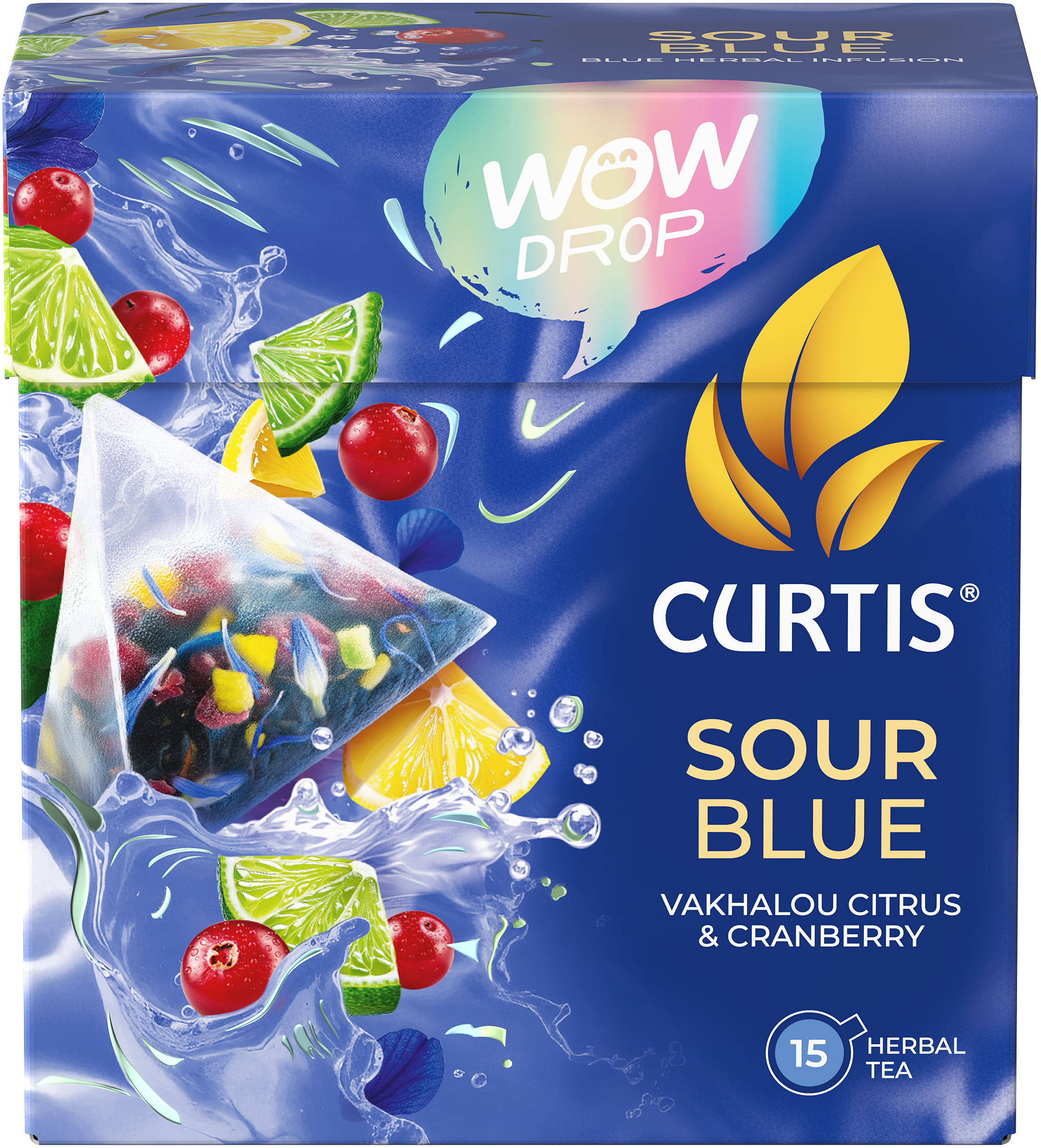 Чай в пакетиках Curtis Sour Blue - фото 4