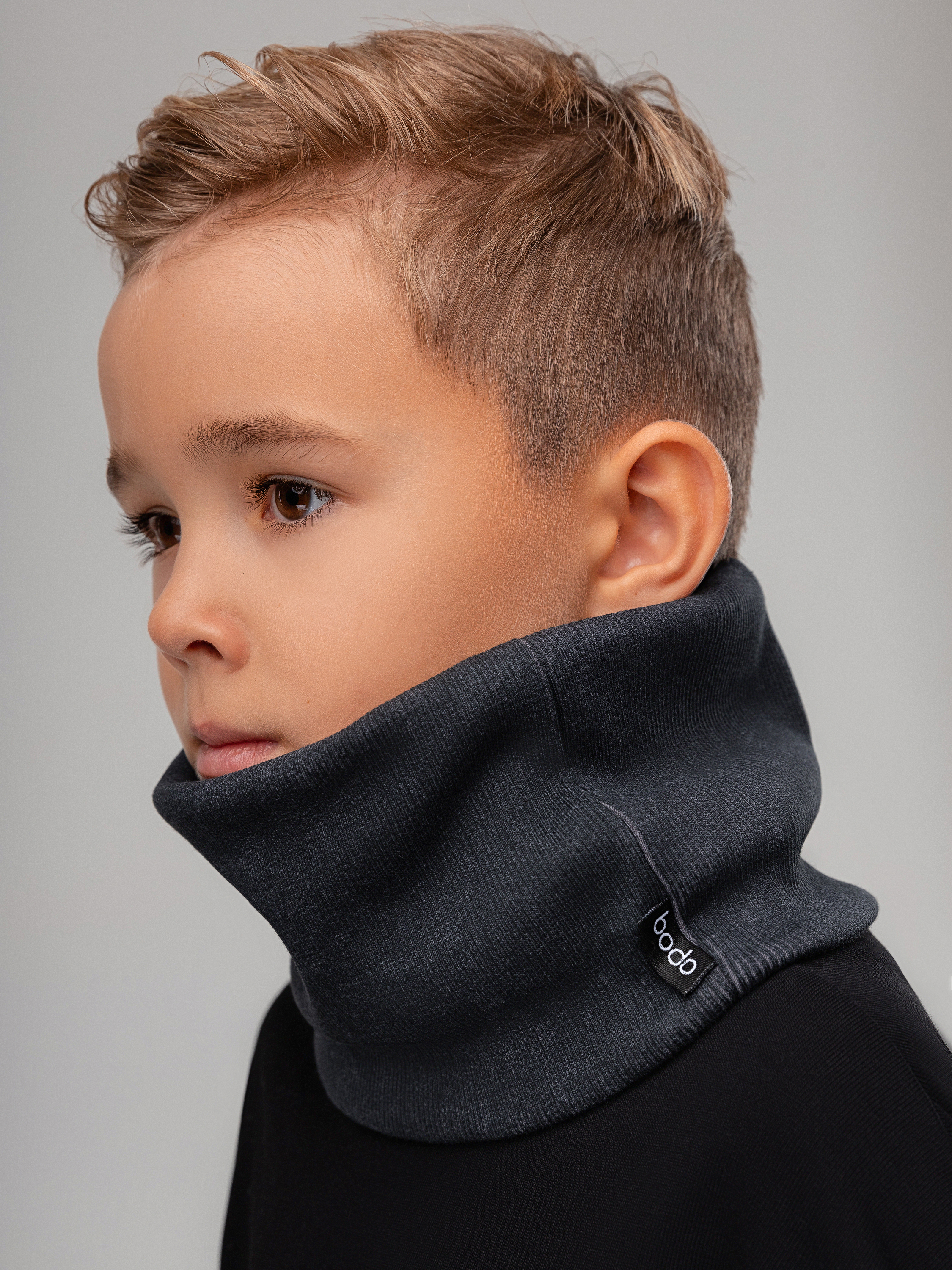 Снуд Bodo 12-134M_графит (черный) - фото 2