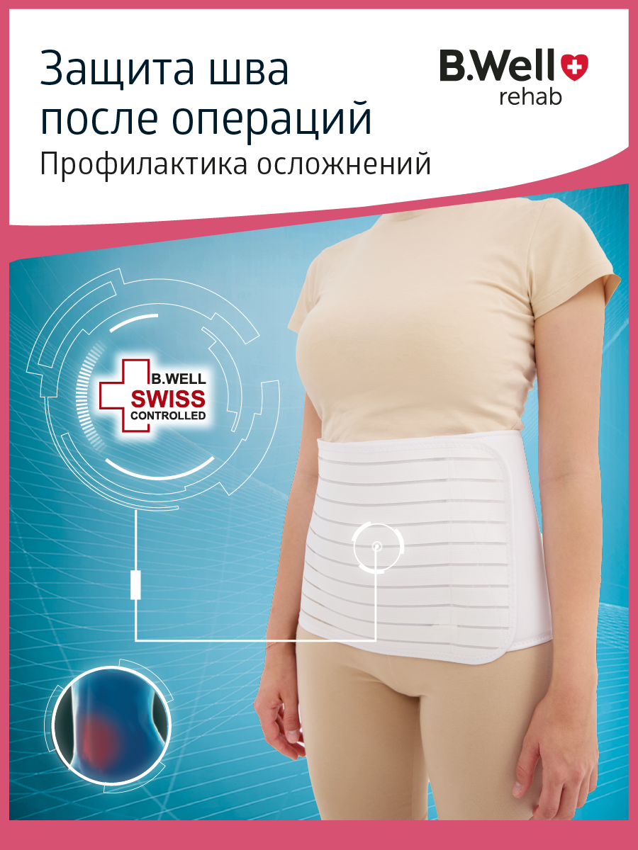 Послеоперационный бандаж W-421 B.Well W421M - фото 6