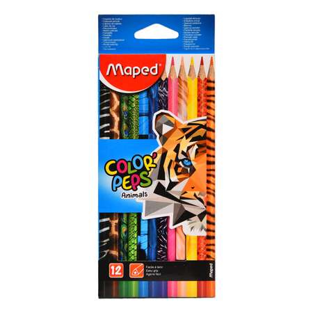 Карандаши цветные MAPED 12 шт.