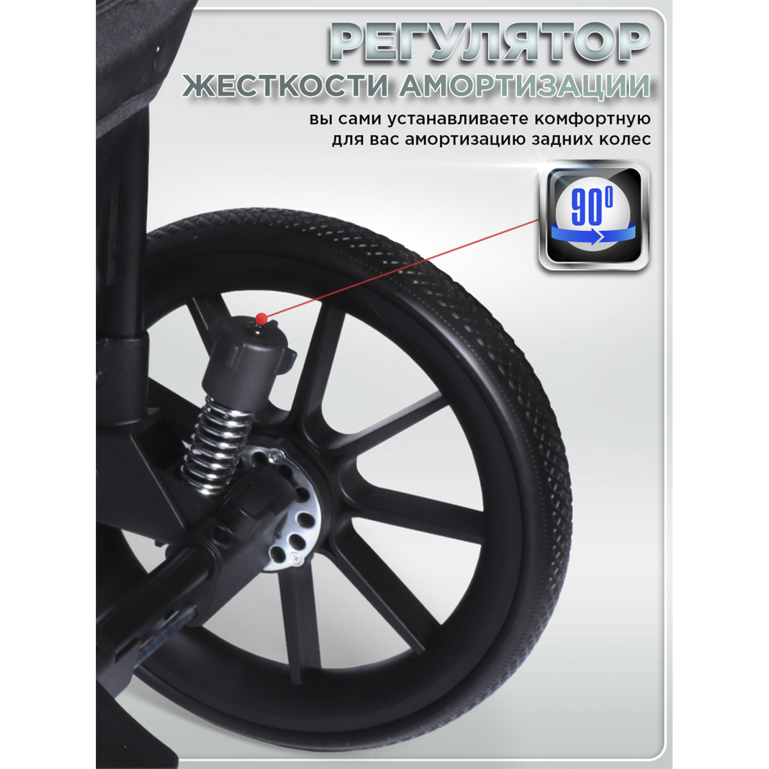 Коляска прогулочная BabyCare Venga Оливковый зеленый - фото 4