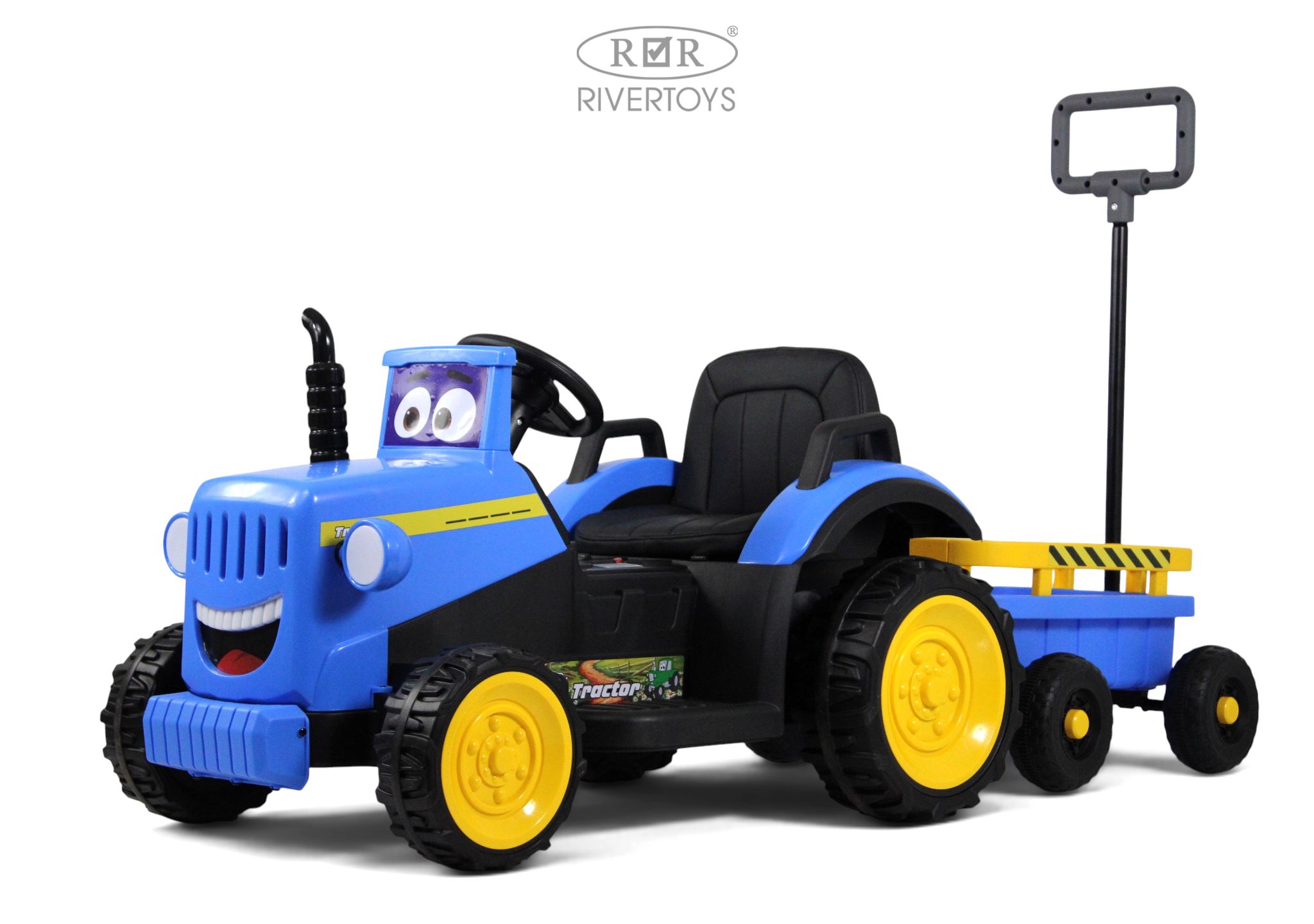 Электромобиль RIVERTOYS Z333VO-A-BLUE С пультом ДУ - фото 1