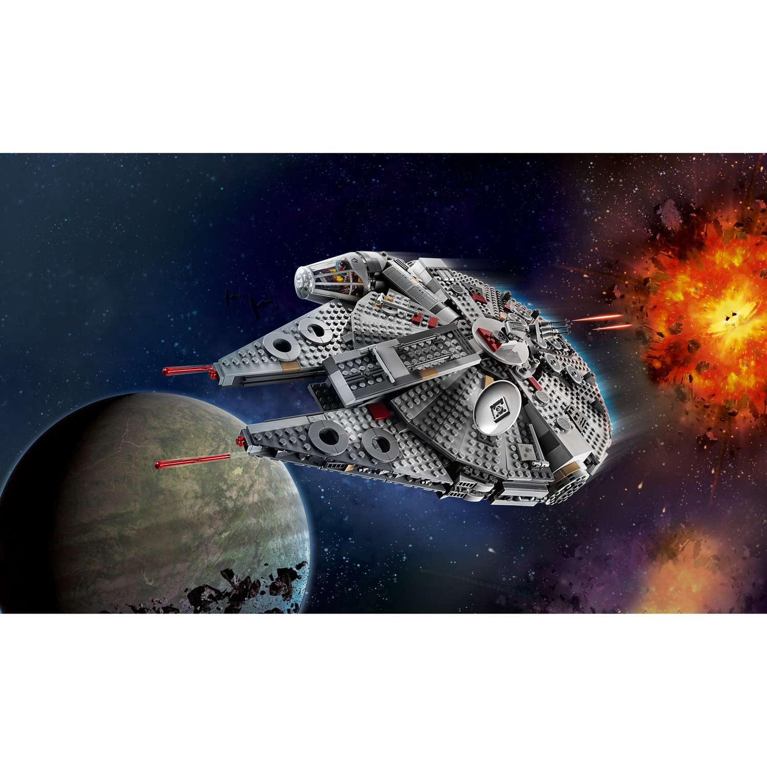 Конструктор LEGO Star Wars Episode IX Сокол Тысячелетия 1353 дет. - фото 7