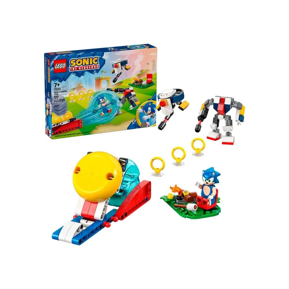 Конструктор LEGO Sonic the Hedgehog Столкновение Соника у костра 177 дет. - фото 1